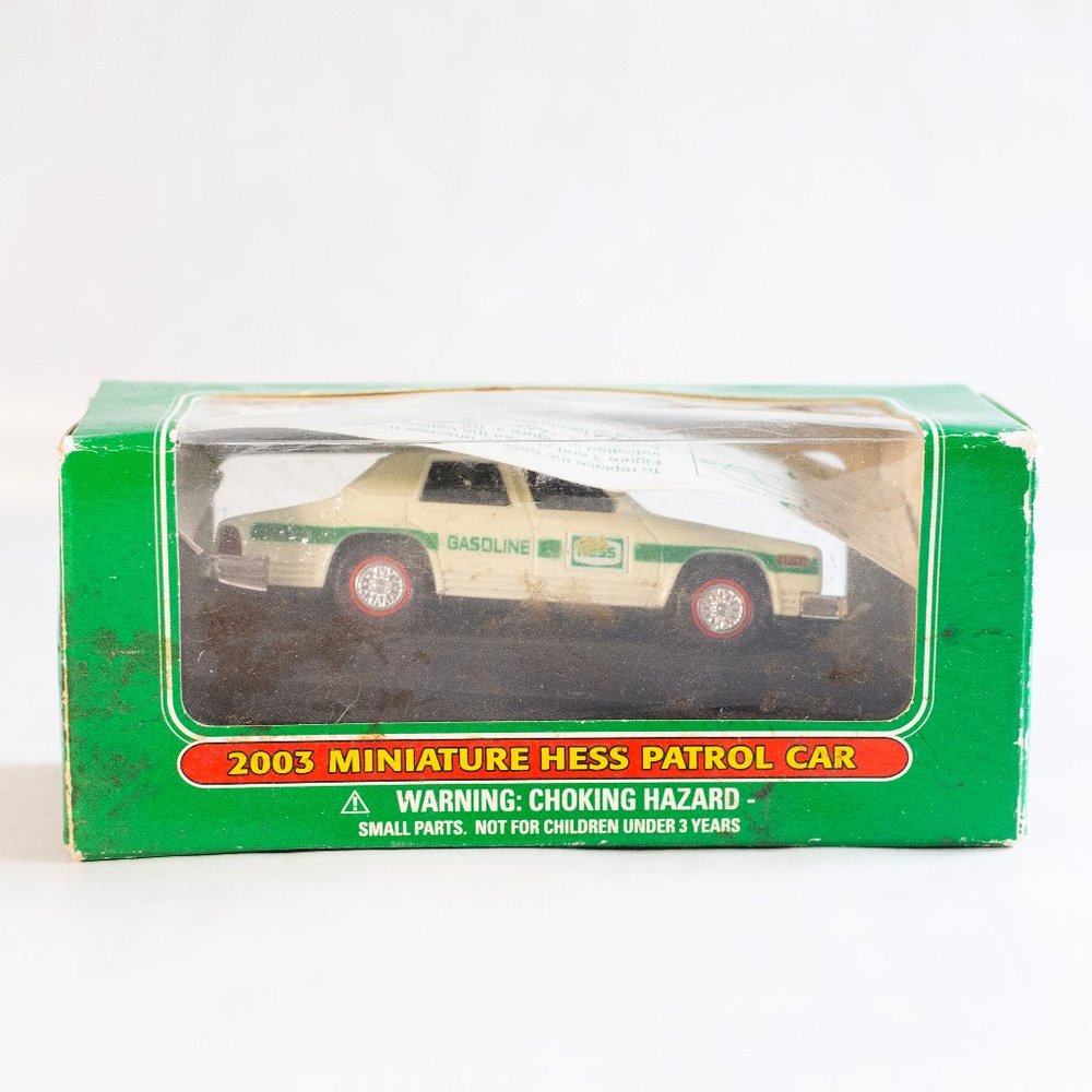 Vintage Hess Miniature Hess Patrol Car Released 2003 (New in Box - Damaged)
